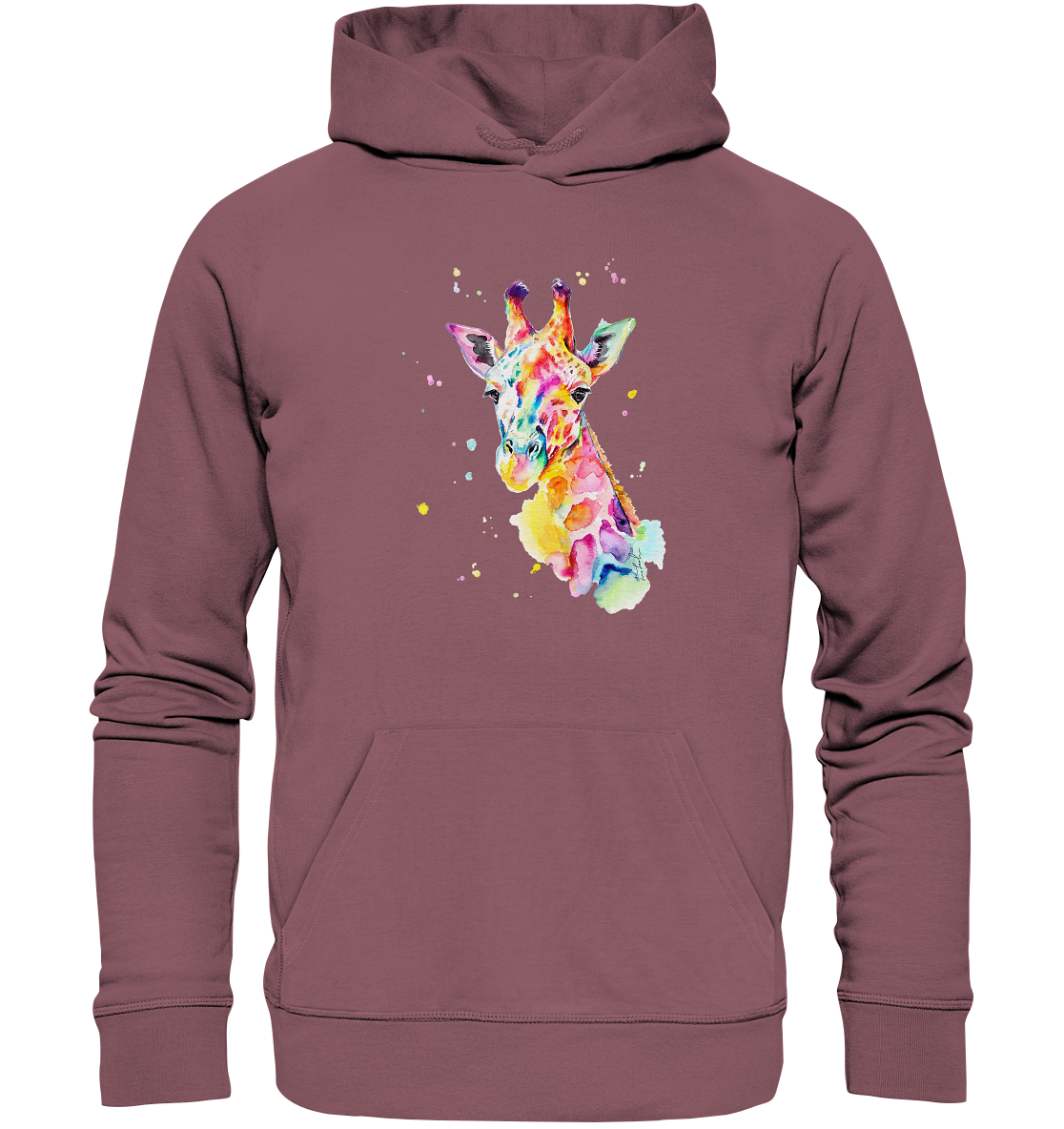 Bunte Giraffe - Organic Hoodie