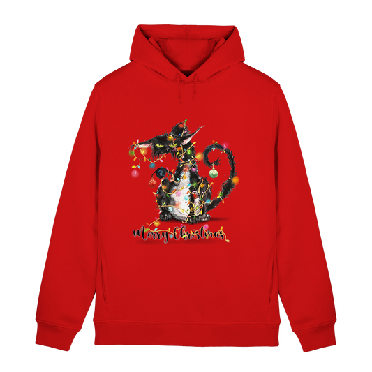 F*U-Cat - Merry Christmas - Organic Hoodie B&C