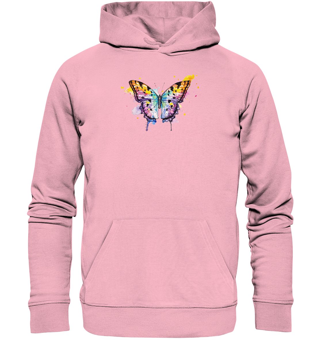 Bunter Schmetterling - Organic Hoodie