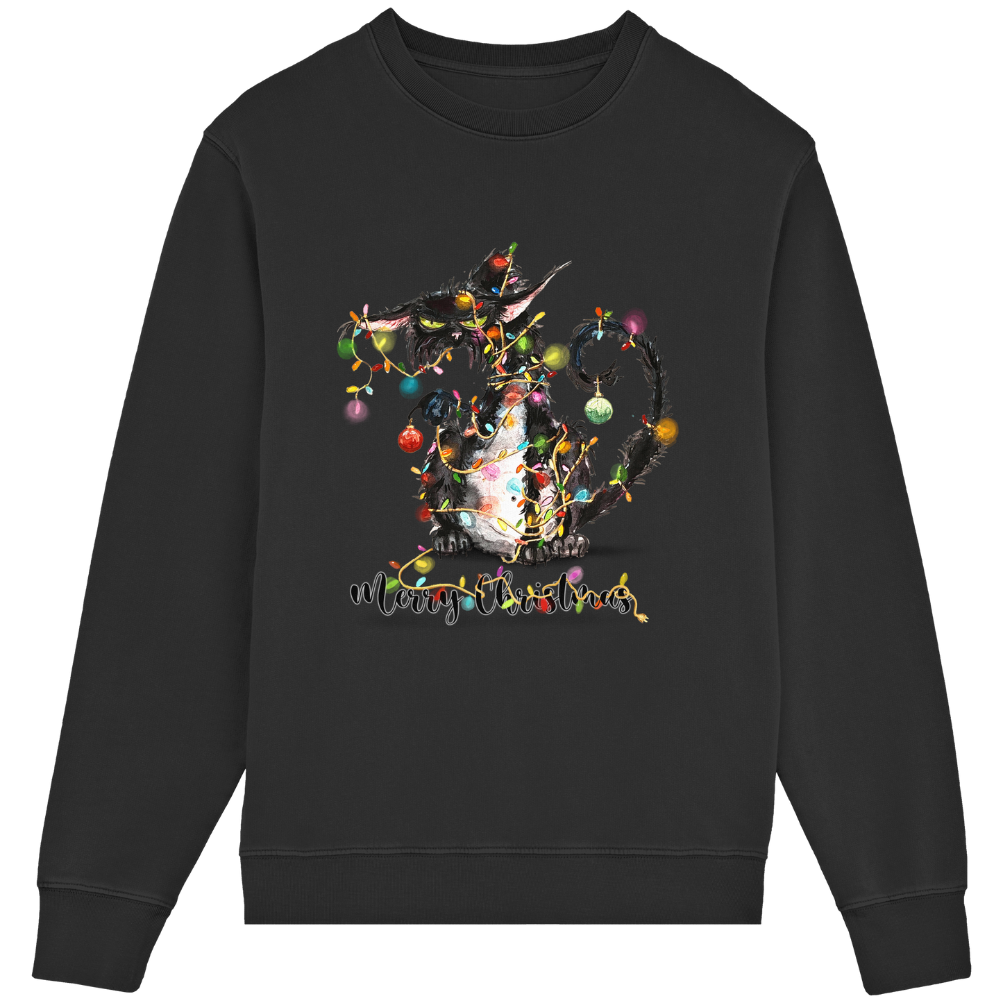 F*U-Cat - Merry Christmas - Organic Lightweight Sweatshirt