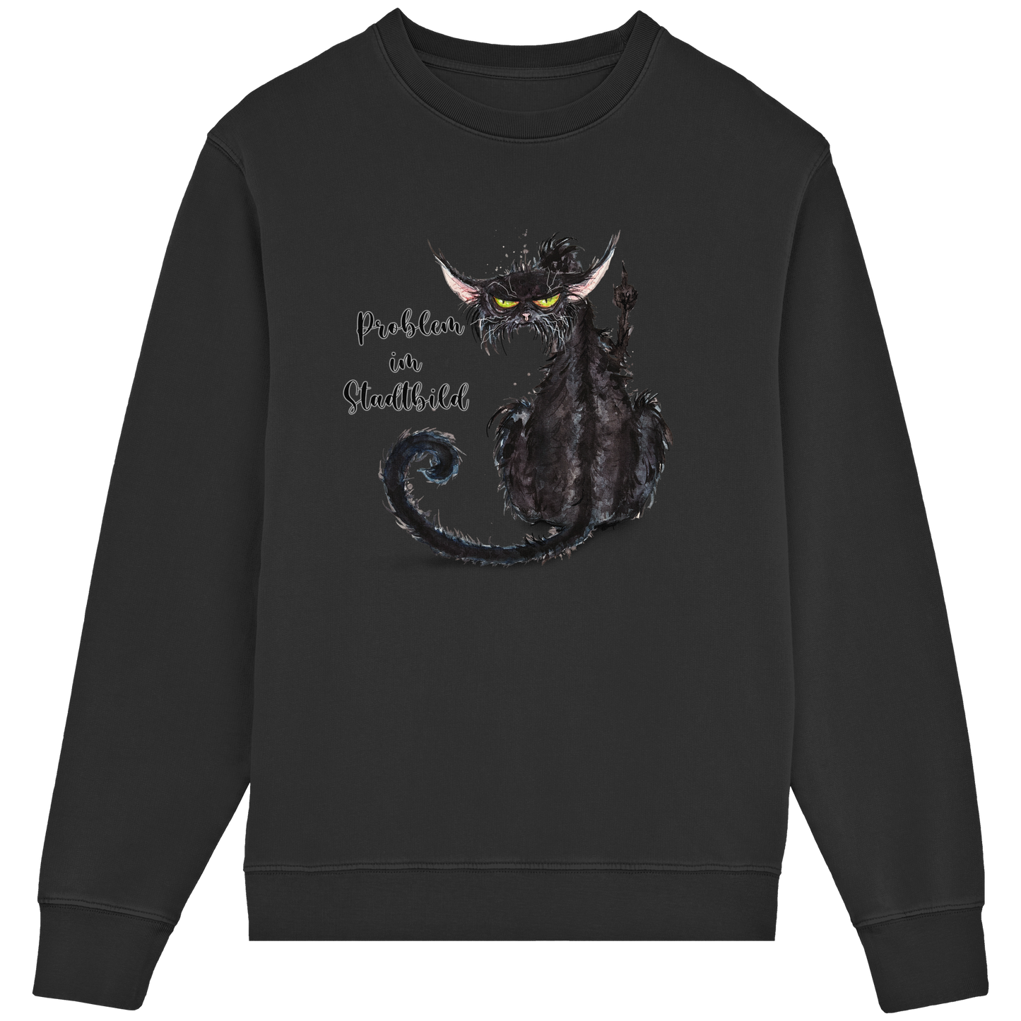 F*U-Cat - Problem im Stadtbild - Organic Lightweight Sweatshirt