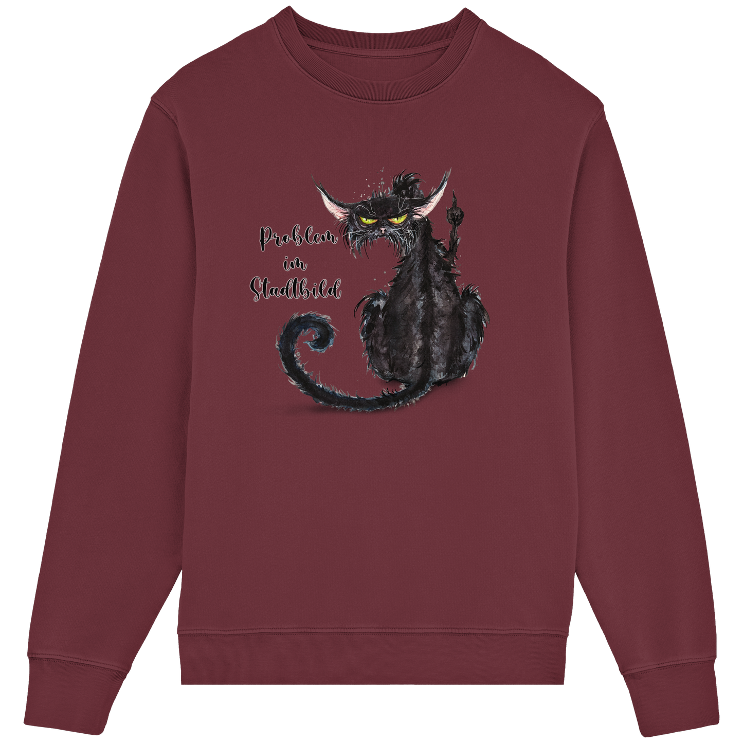 F*U-Cat - Problem im Stadtbild - Organic Lightweight Sweatshirt