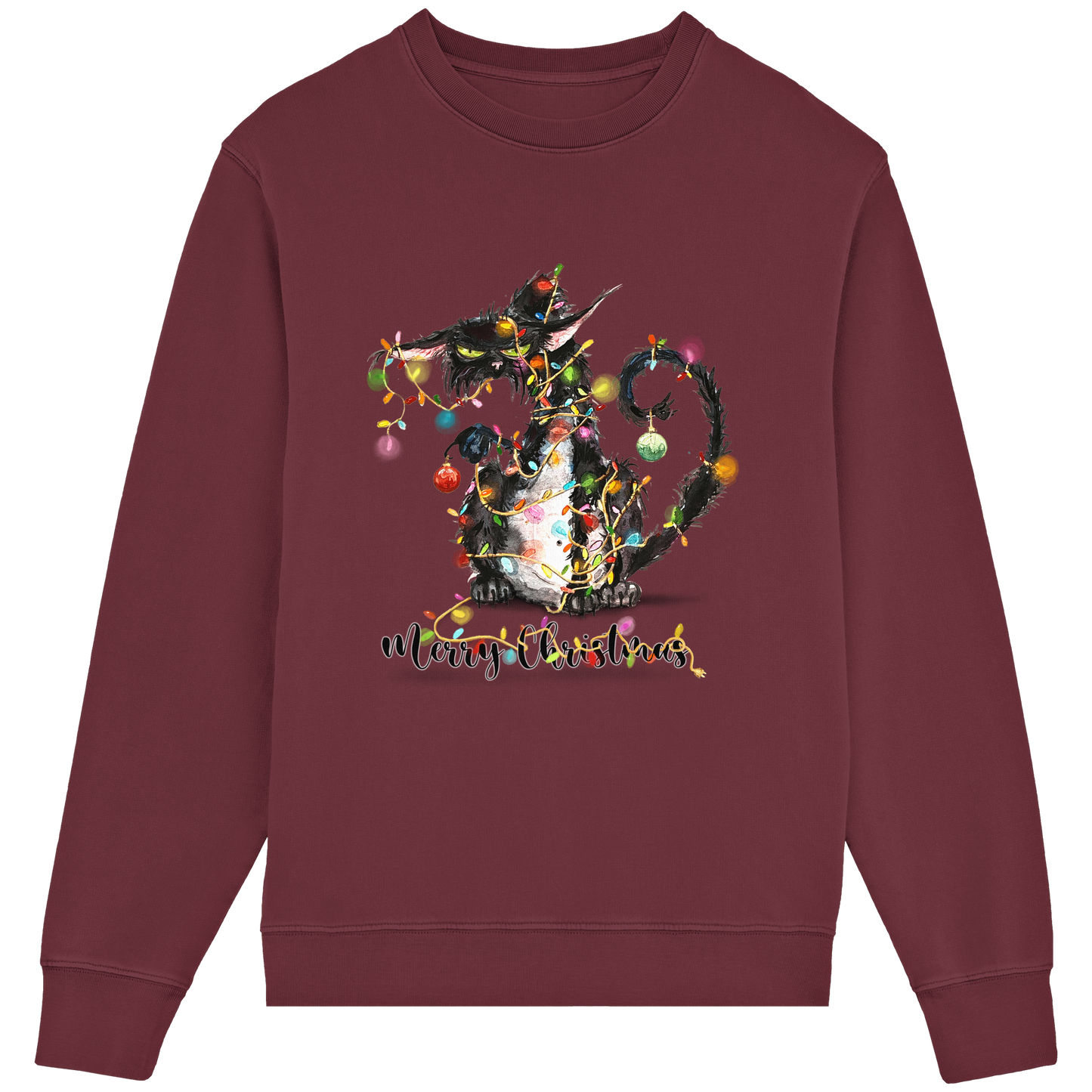 F*U-Cat - Merry Christmas - Organic Lightweight Sweatshirt