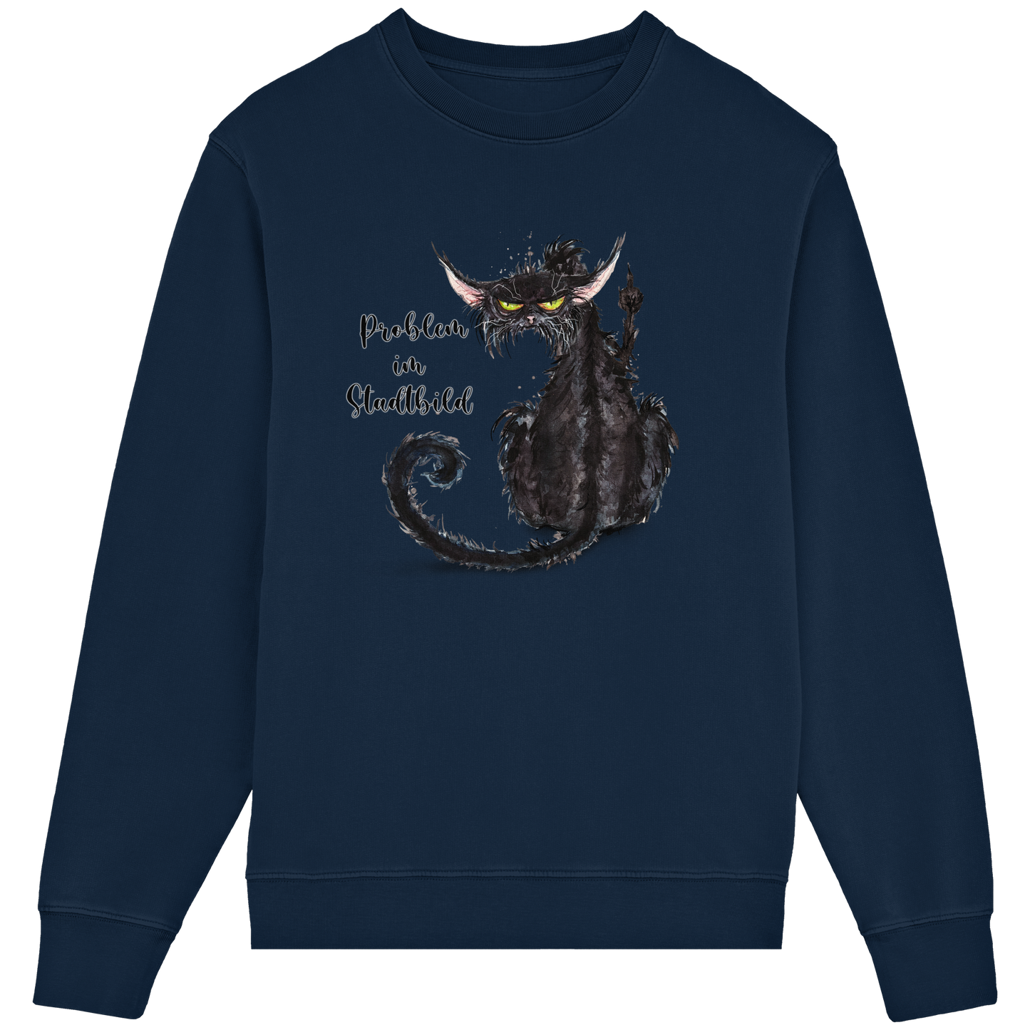 F*U-Cat - Problem im Stadtbild - Organic Lightweight Sweatshirt