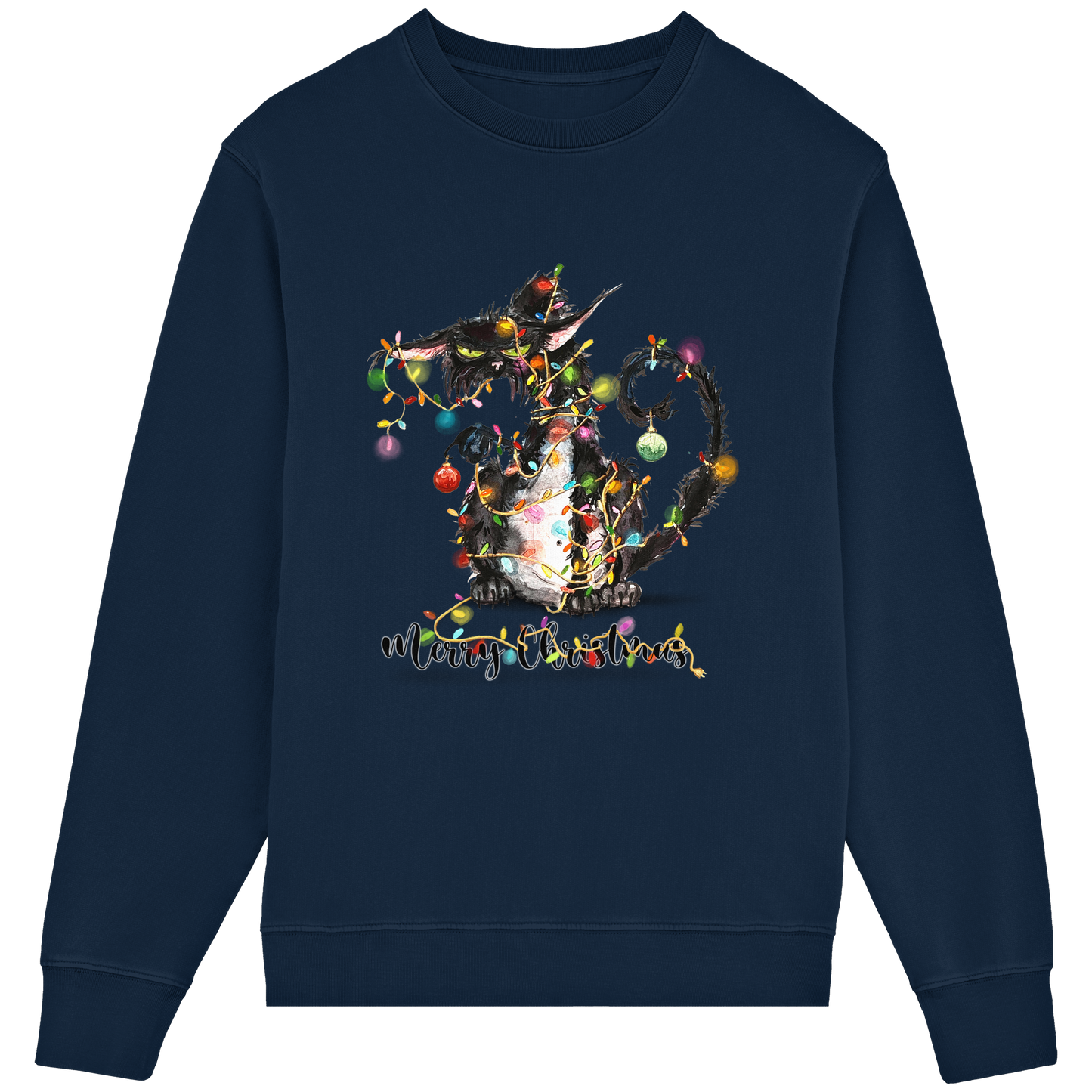 F*U-Cat - Merry Christmas - Organic Lightweight Sweatshirt