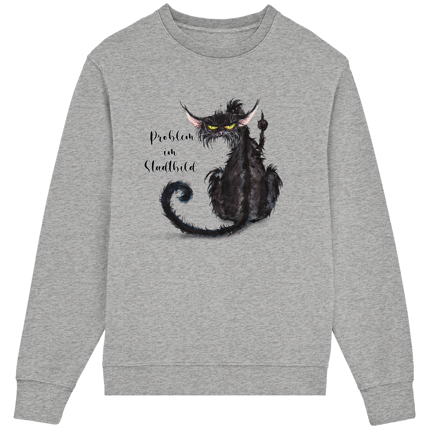 F*U-Cat - Problem im Stadtbild - Organic Lightweight Sweatshirt