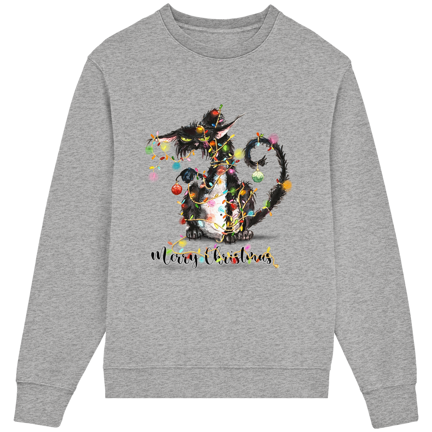 F*U-Cat - Merry Christmas - Organic Lightweight Sweatshirt