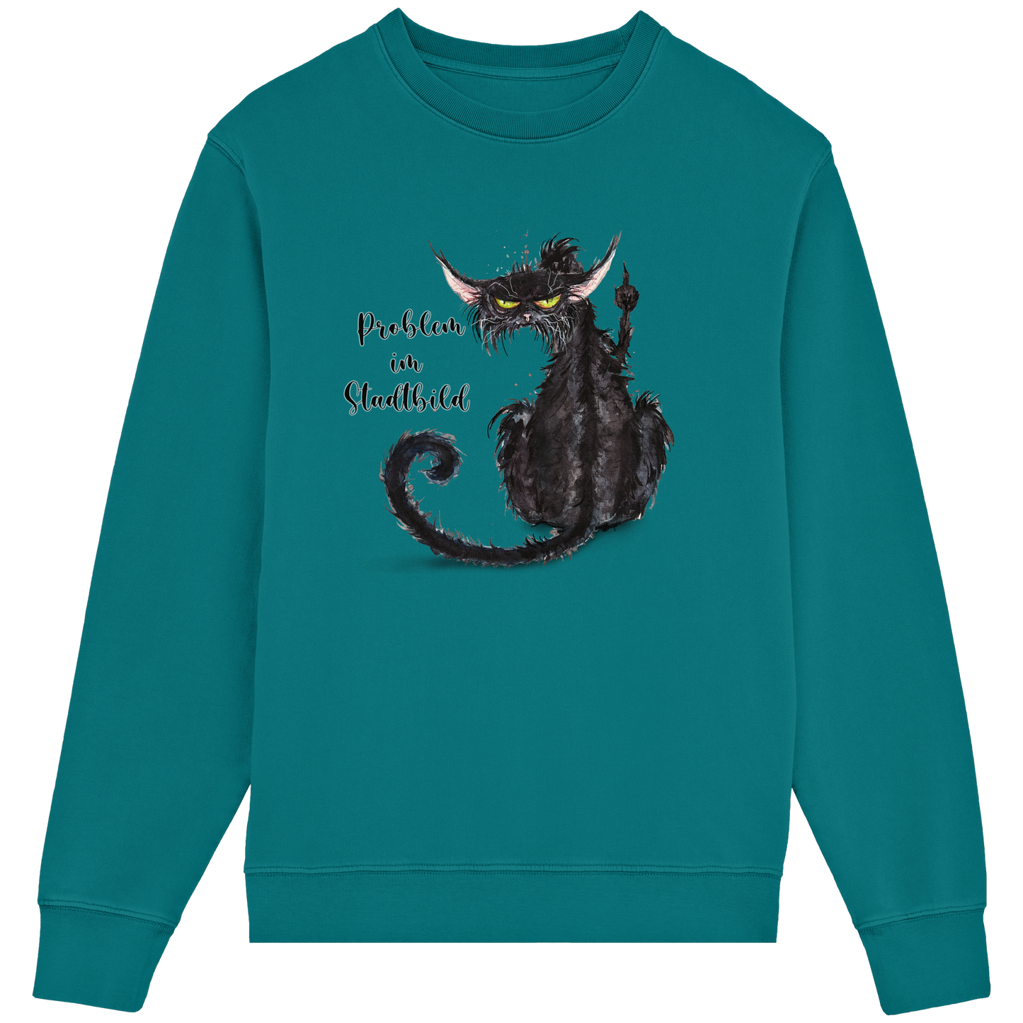 F*U-Cat - Problem im Stadtbild - Organic Lightweight Sweatshirt