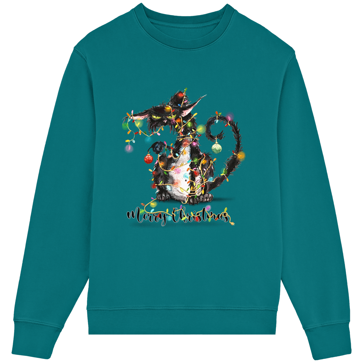 F*U-Cat - Merry Christmas - Organic Lightweight Sweatshirt