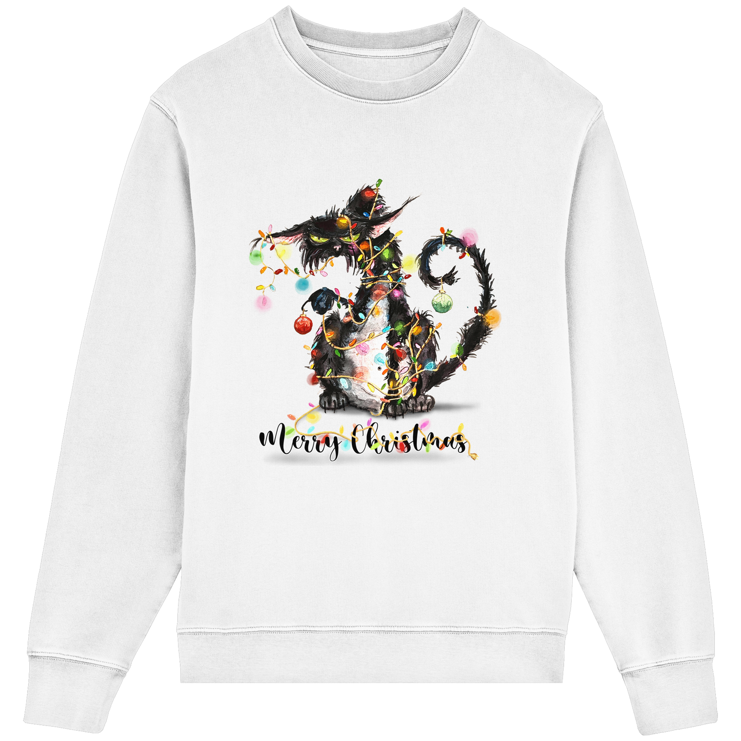 F*U-Cat - Merry Christmas - Organic Lightweight Sweatshirt