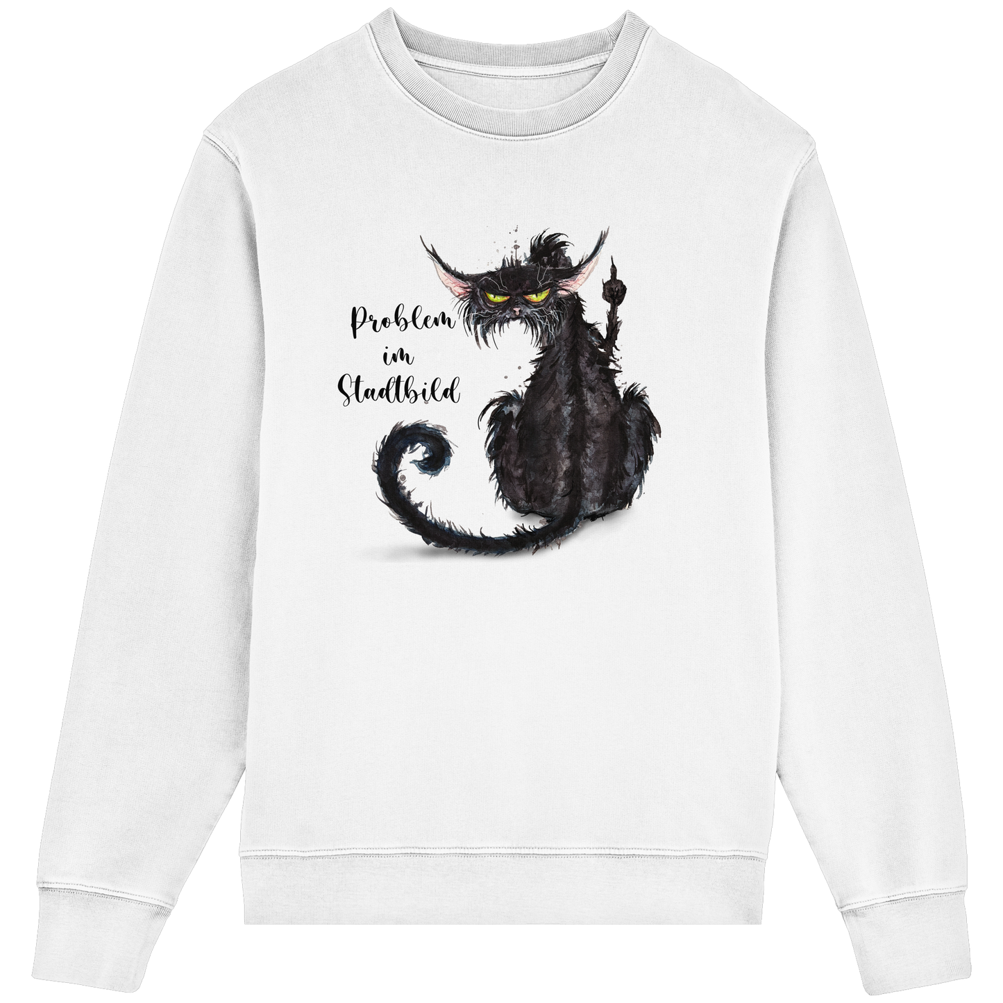 F*U-Cat - Problem im Stadtbild - Organic Lightweight Sweatshirt