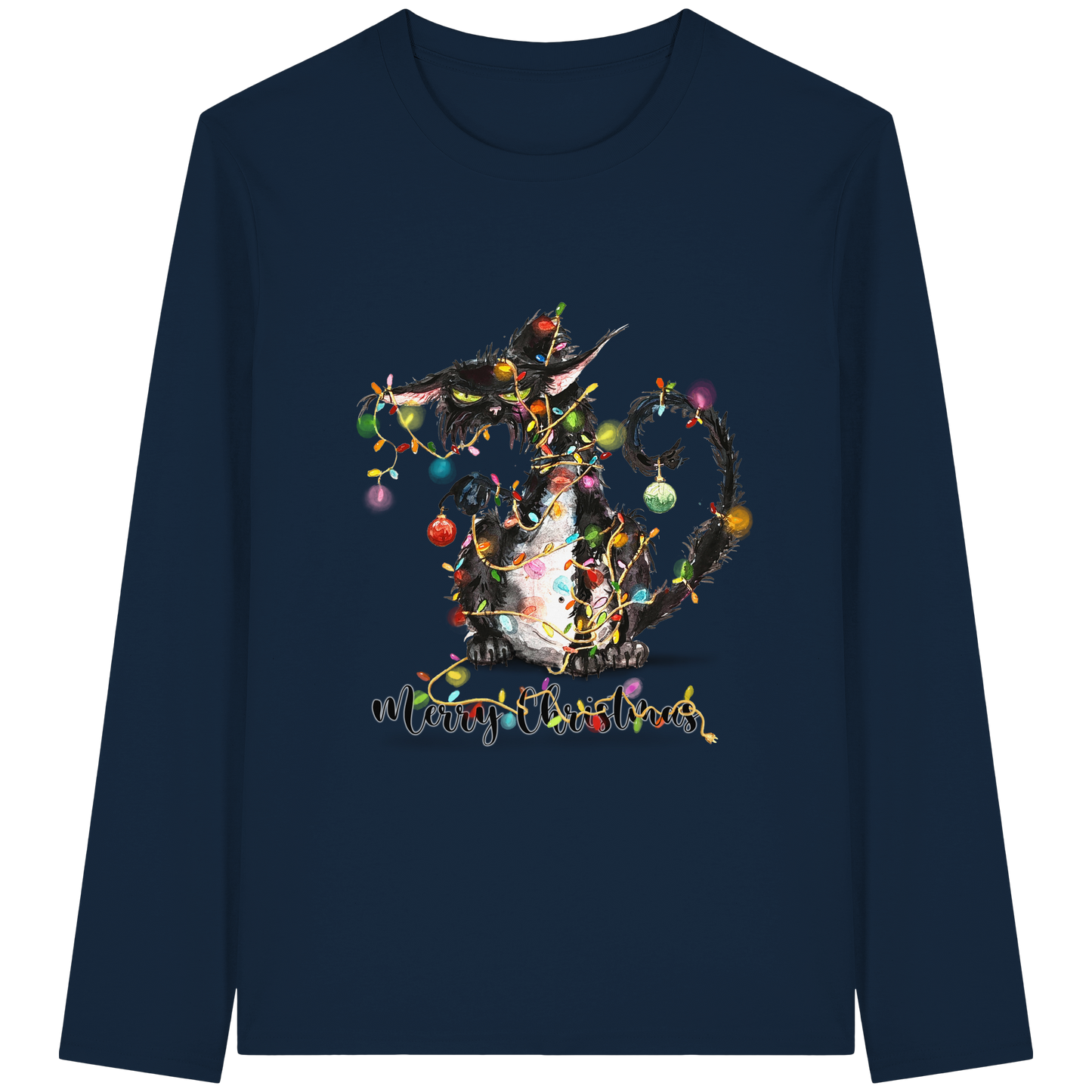 F*U-Cat - Merry Christmas - Organic Longsleeve T-Shirt