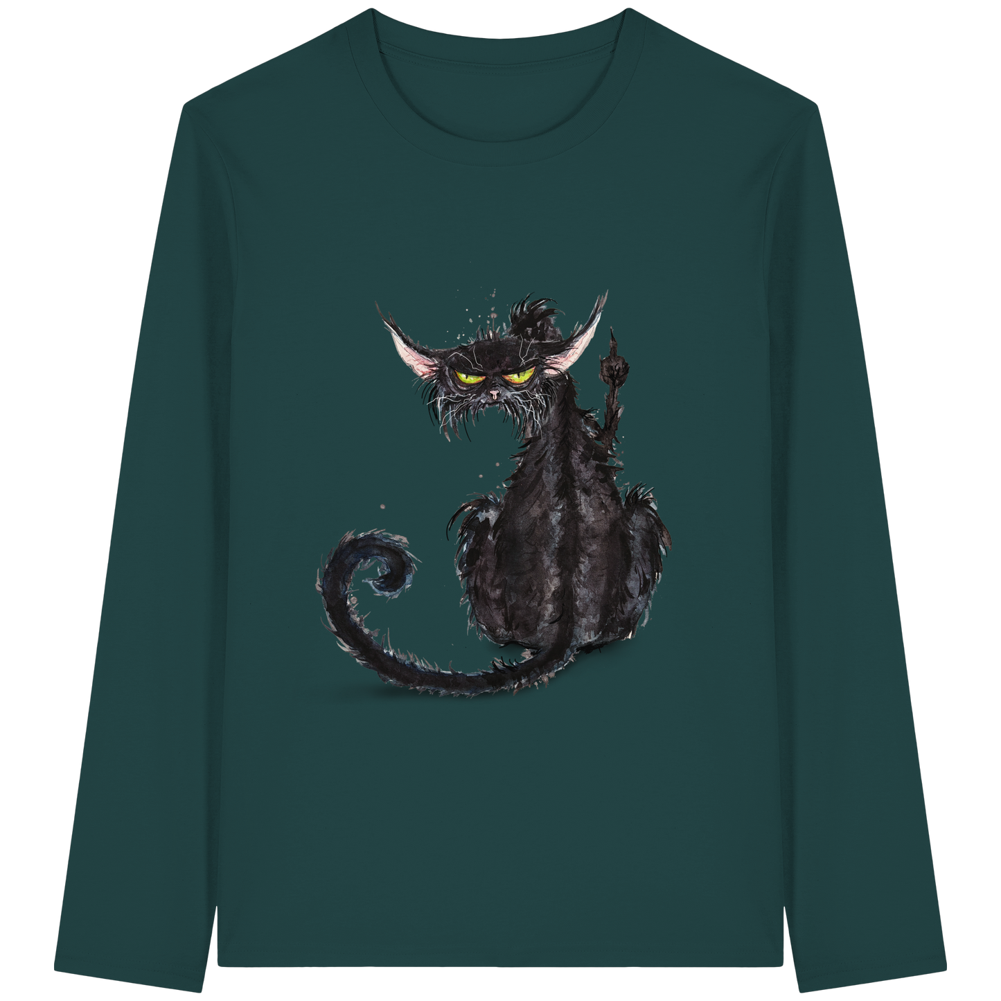 F*U-Cat - Organic Longsleeve T-Shirt