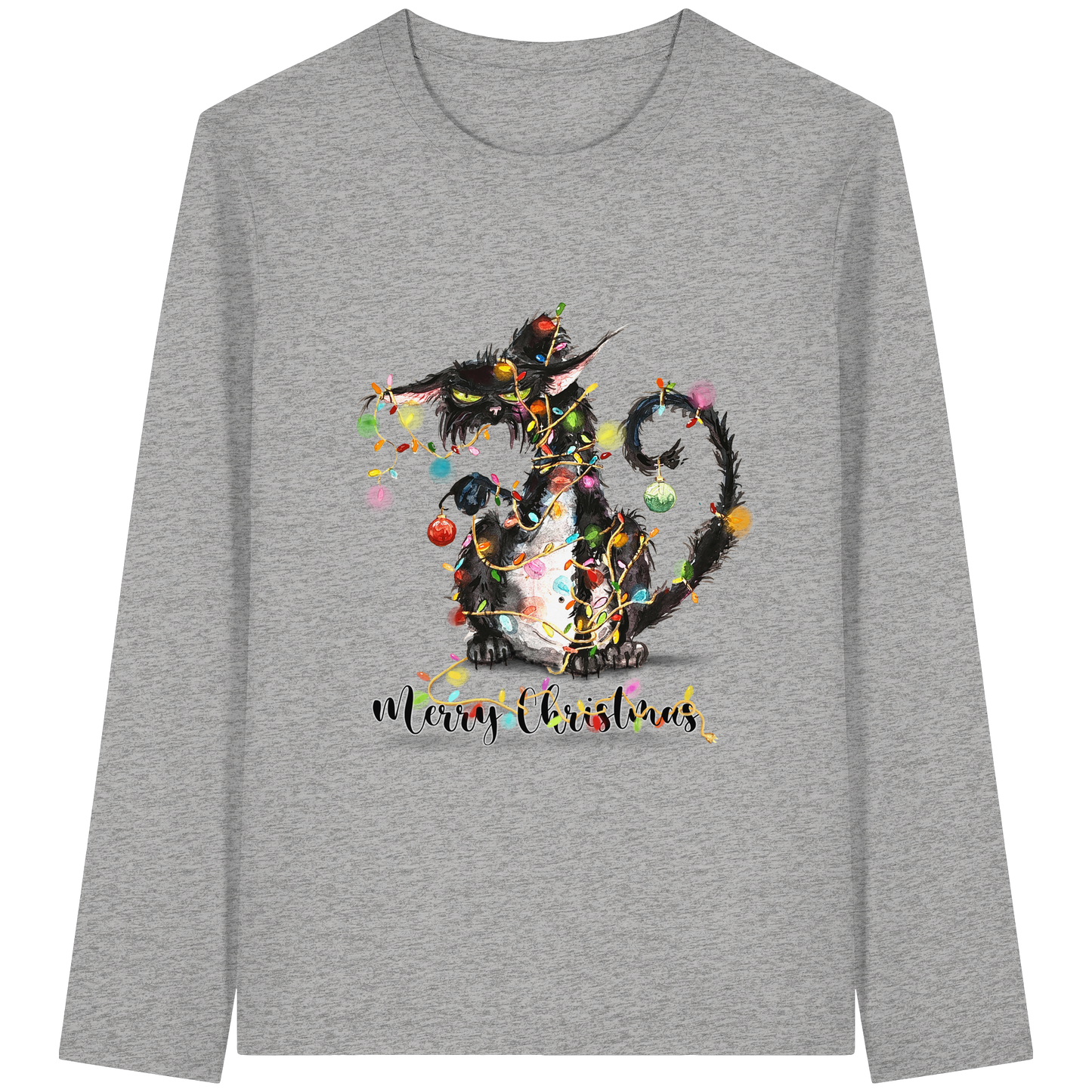 F*U-Cat - Merry Christmas - Organic Longsleeve T-Shirt