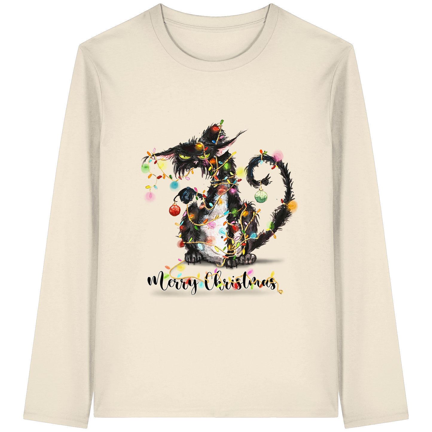 F*U-Cat - Merry Christmas - Organic Longsleeve T-Shirt