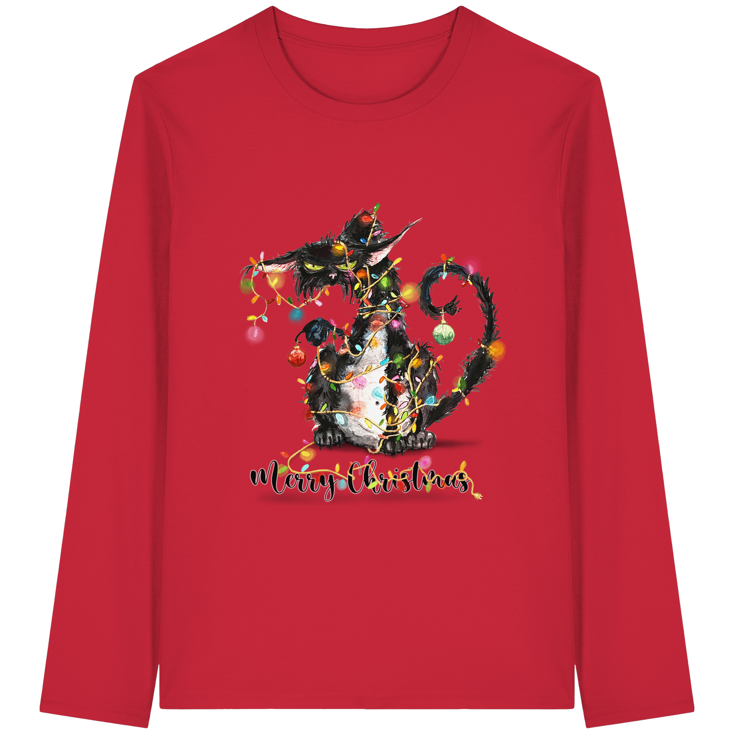 F*U-Cat - Merry Christmas - Organic Longsleeve T-Shirt