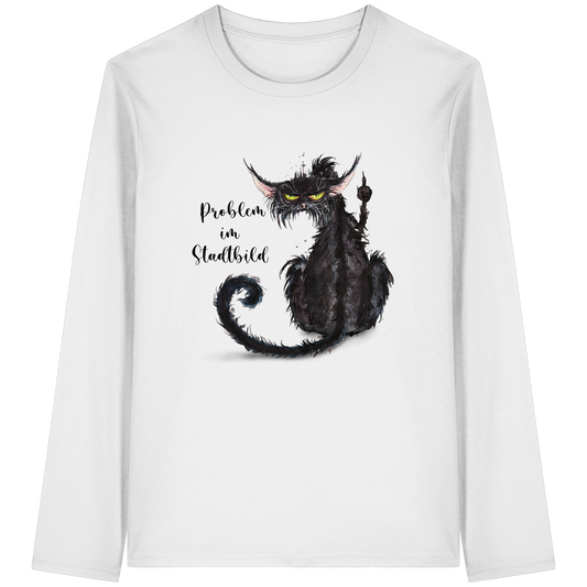 F*U-Cat - Problem im Stadtbild - Organic Longsleeve T-Shirt