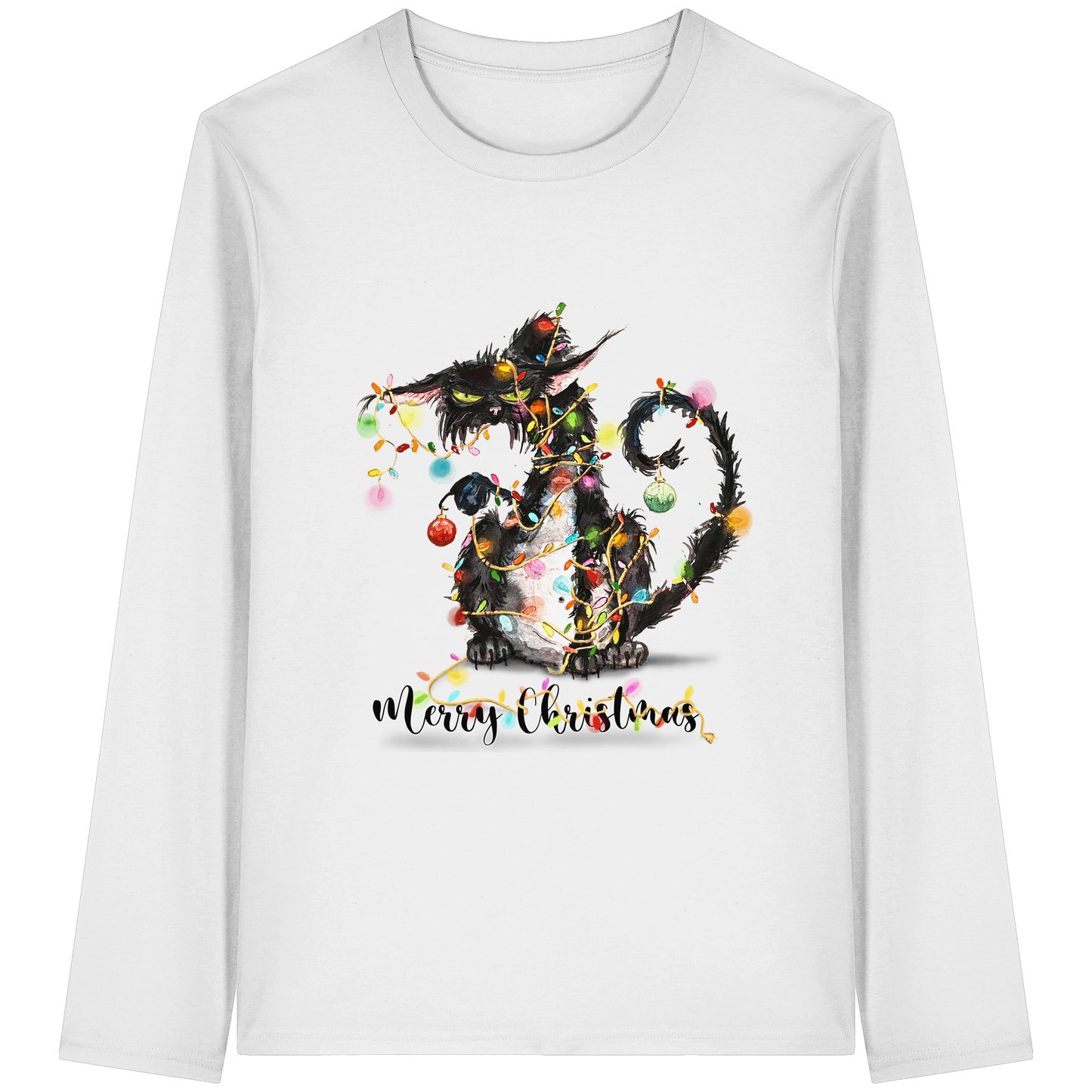 F*U-Cat - Merry Christmas - Organic Longsleeve T-Shirt
