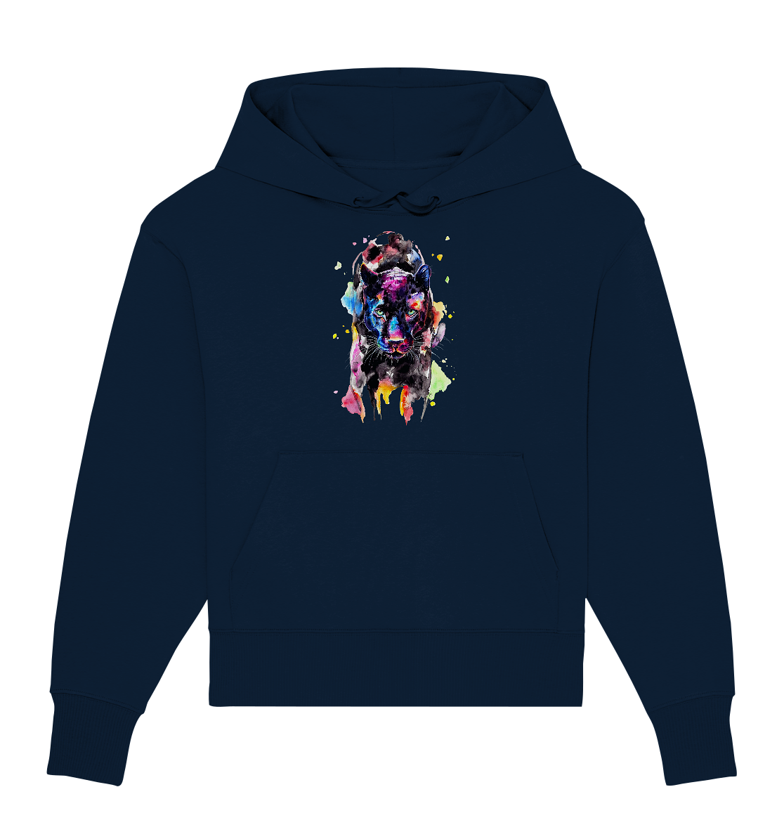 Schwarzer Panther - Organic Oversize Hoodie