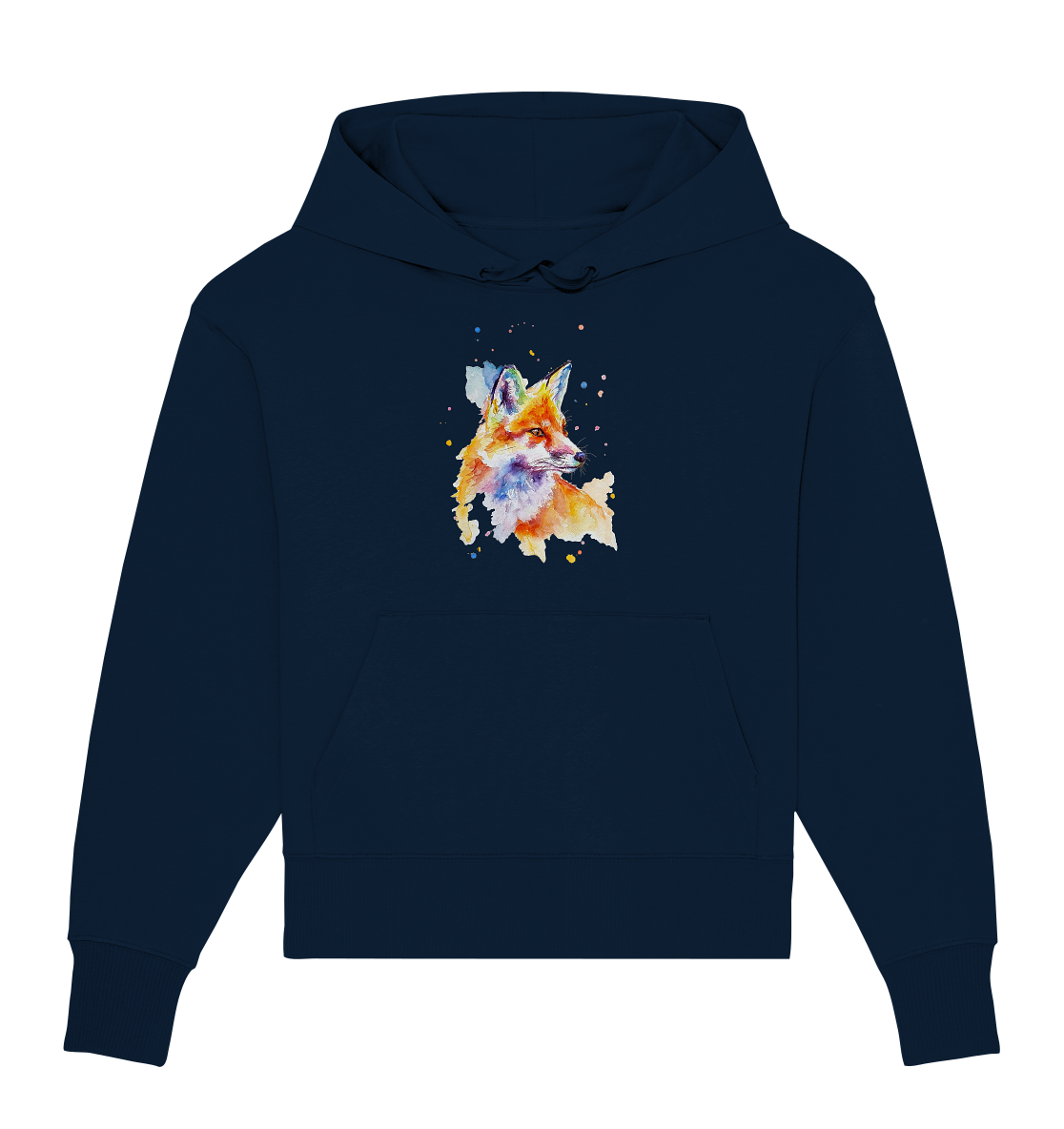 Bunter Fuchs - Organic Oversize Hoodie