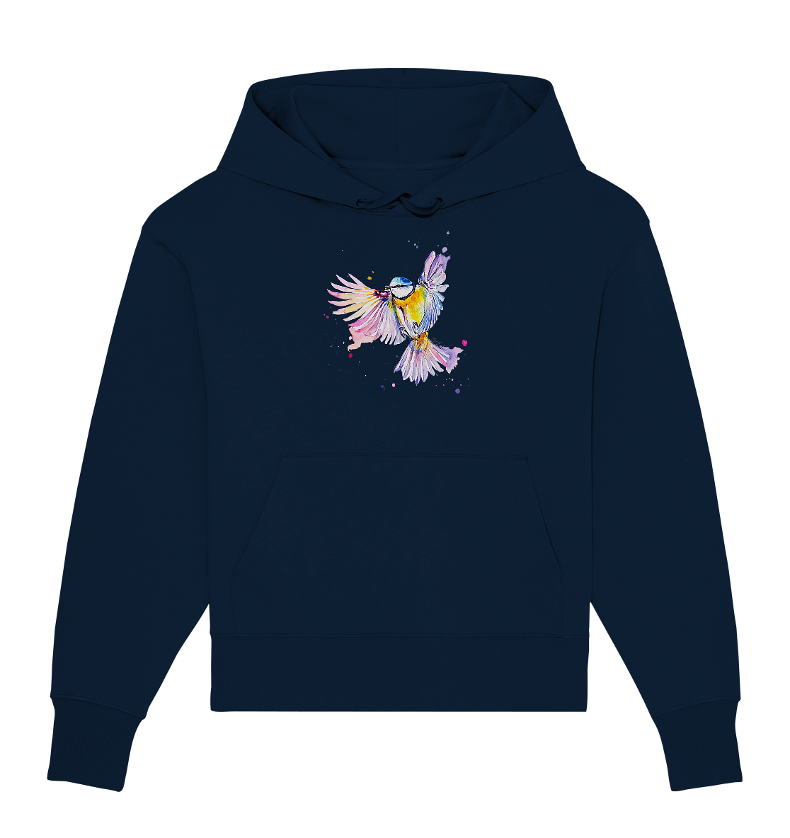 Motiv Blaumeise - Organic Oversize Hoodie