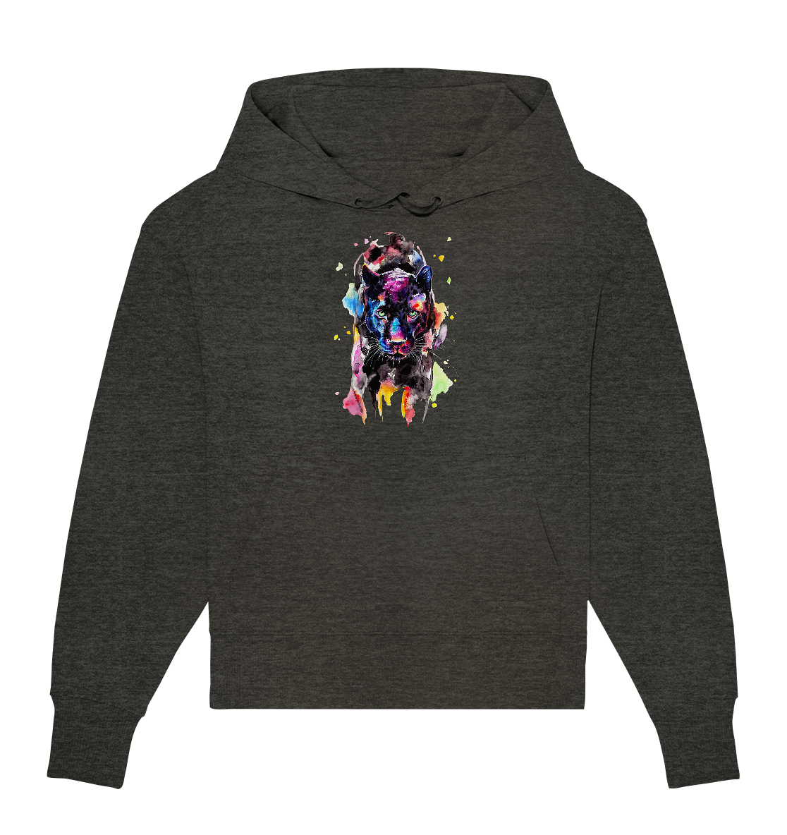 Schwarzer Panther - Organic Oversize Hoodie
