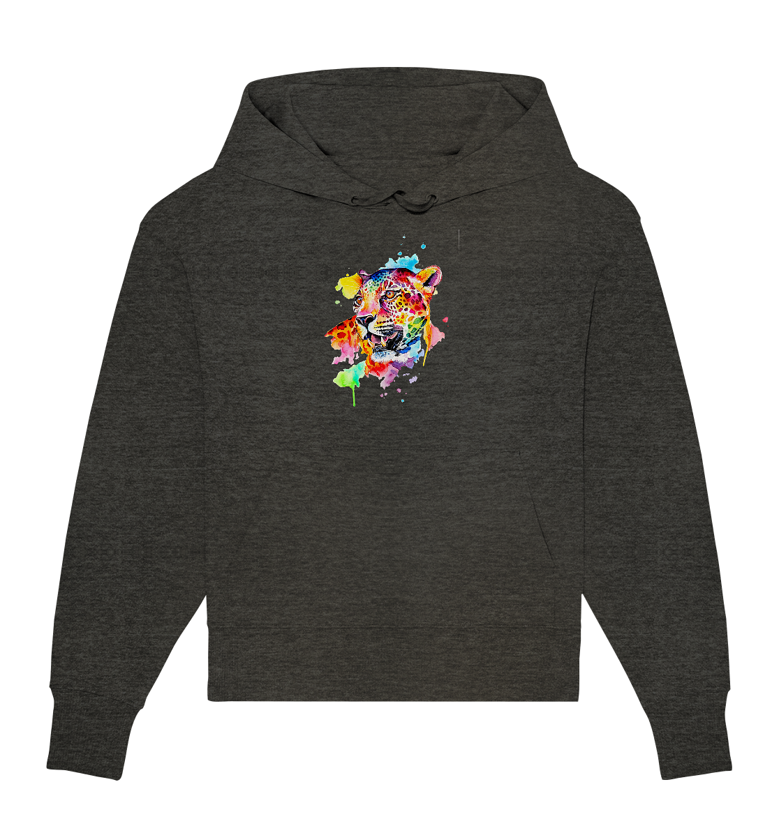 Bunter Leopard - Organic Oversize Hoodie
