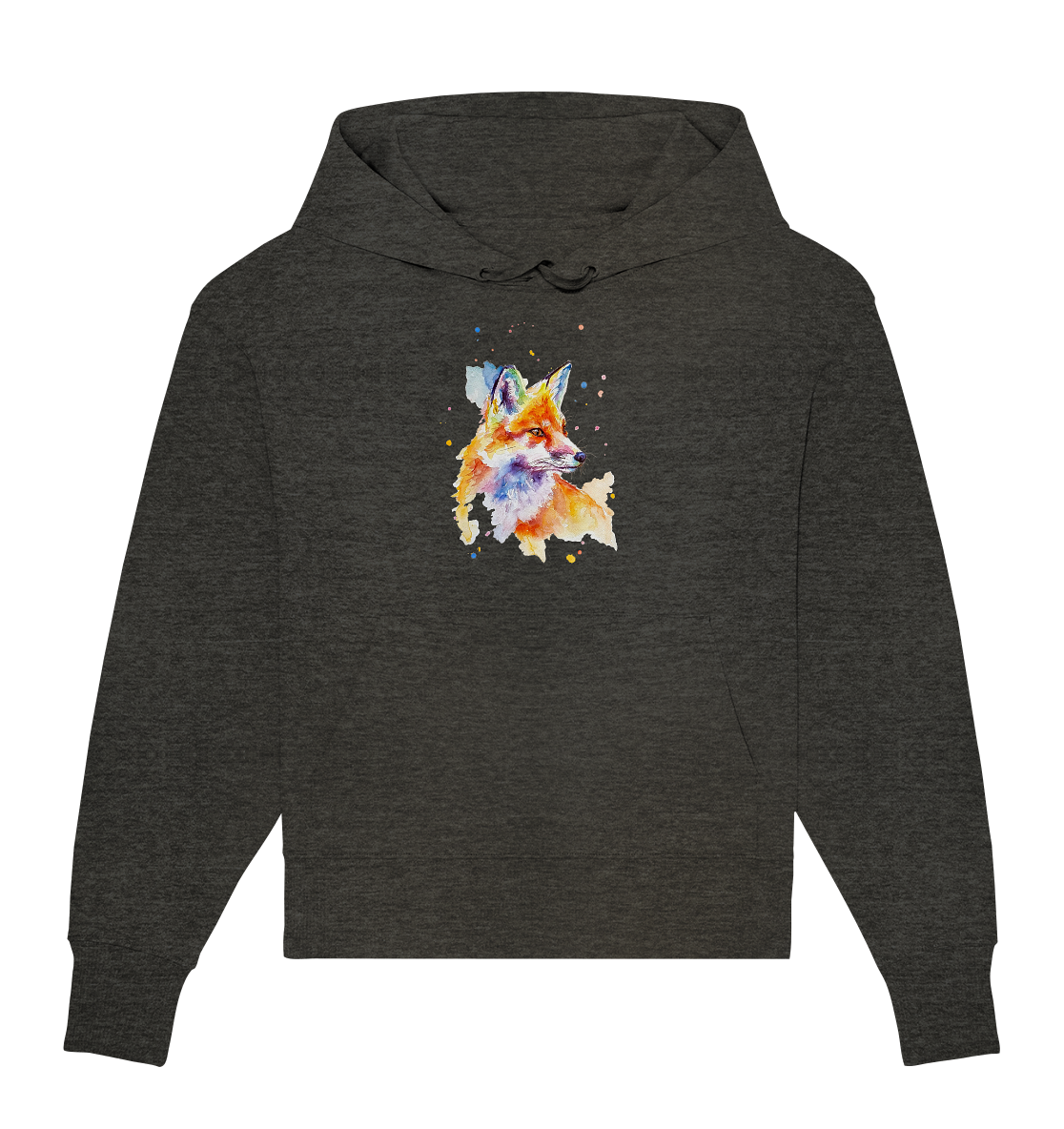 Bunter Fuchs - Organic Oversize Hoodie