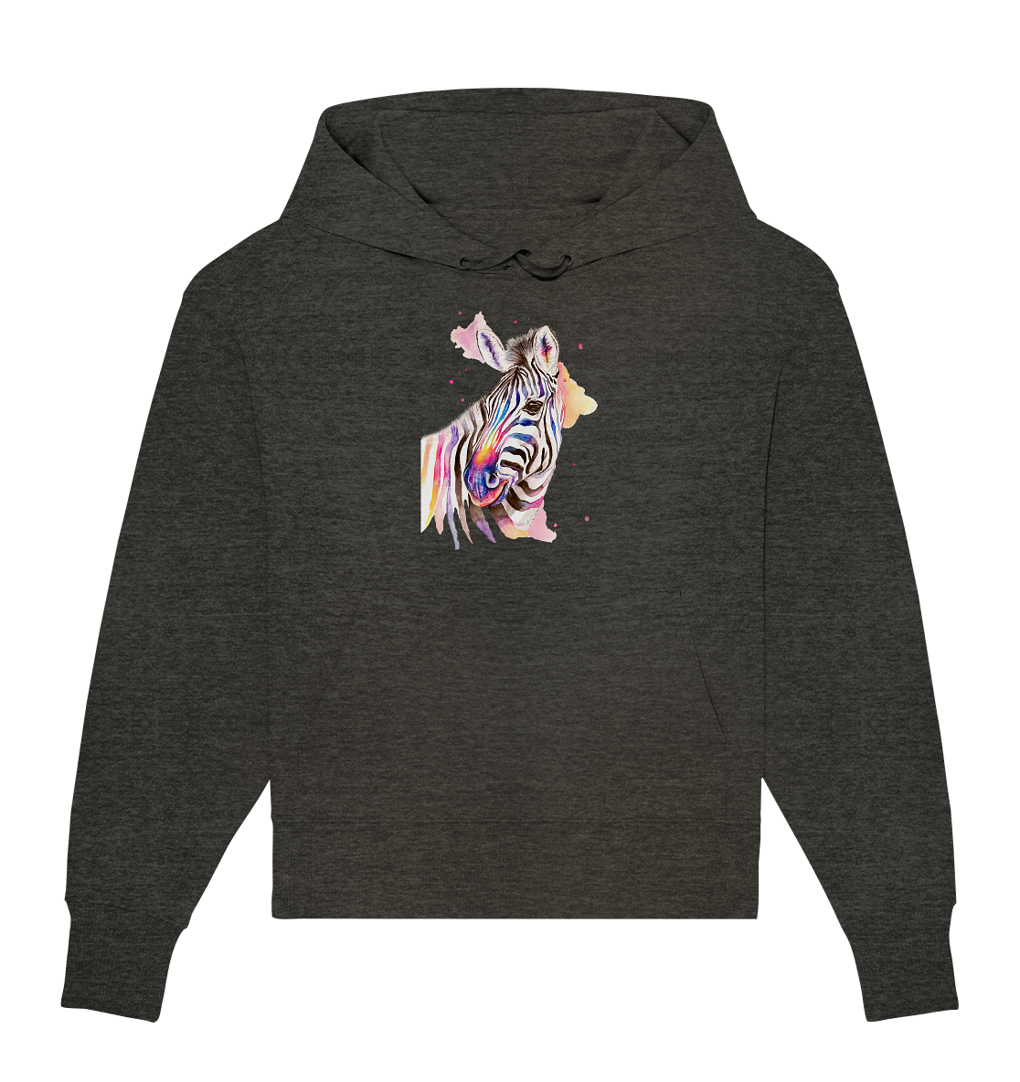 Buntes Zebra - Organic Oversize Hoodie