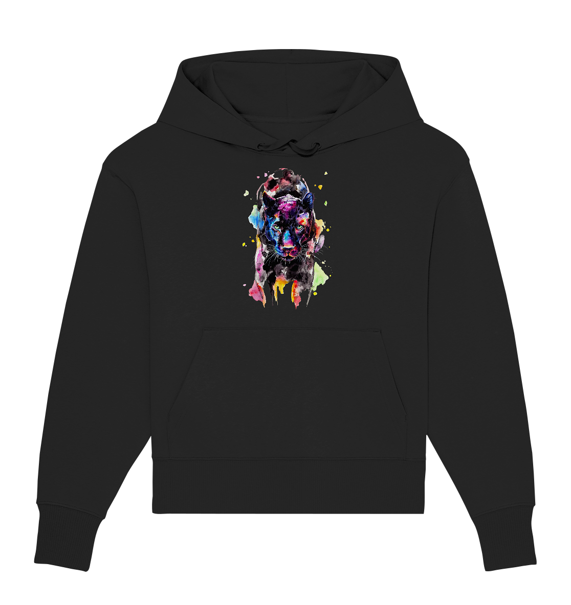 Schwarzer Panther - Organic Oversize Hoodie