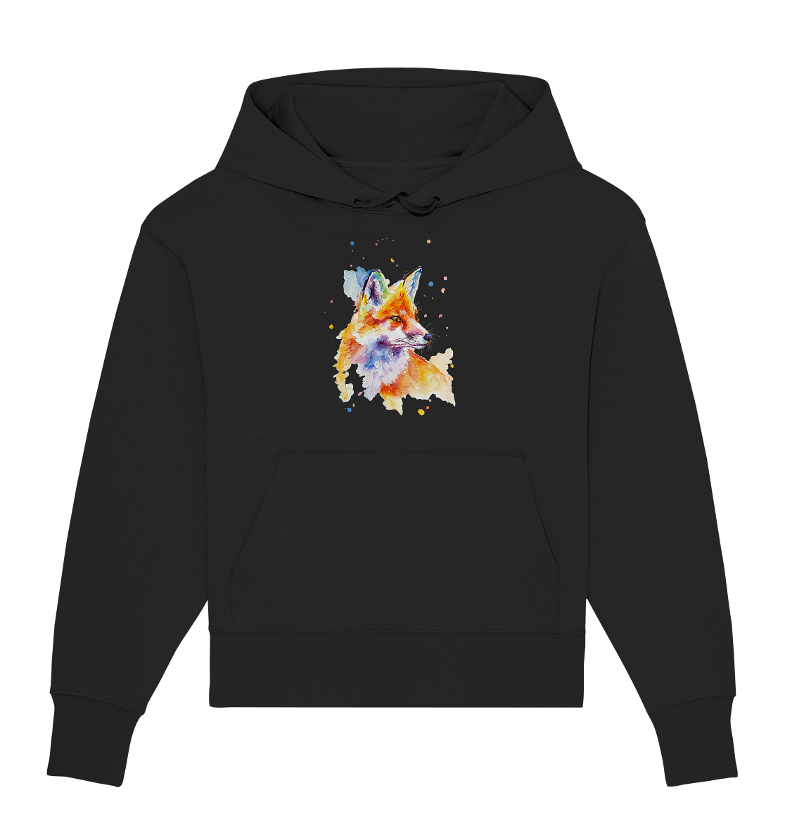 Bunter Fuchs - Organic Oversize Hoodie