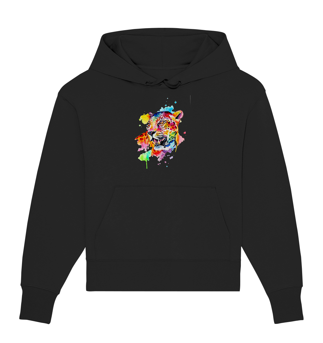Bunter Leopard - Organic Oversize Hoodie