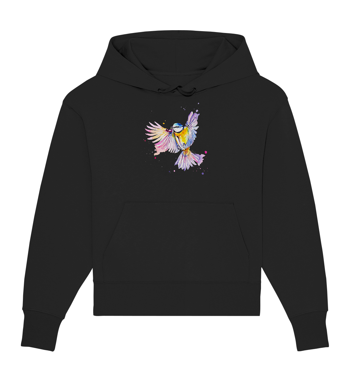 Motiv Blaumeise - Organic Oversize Hoodie