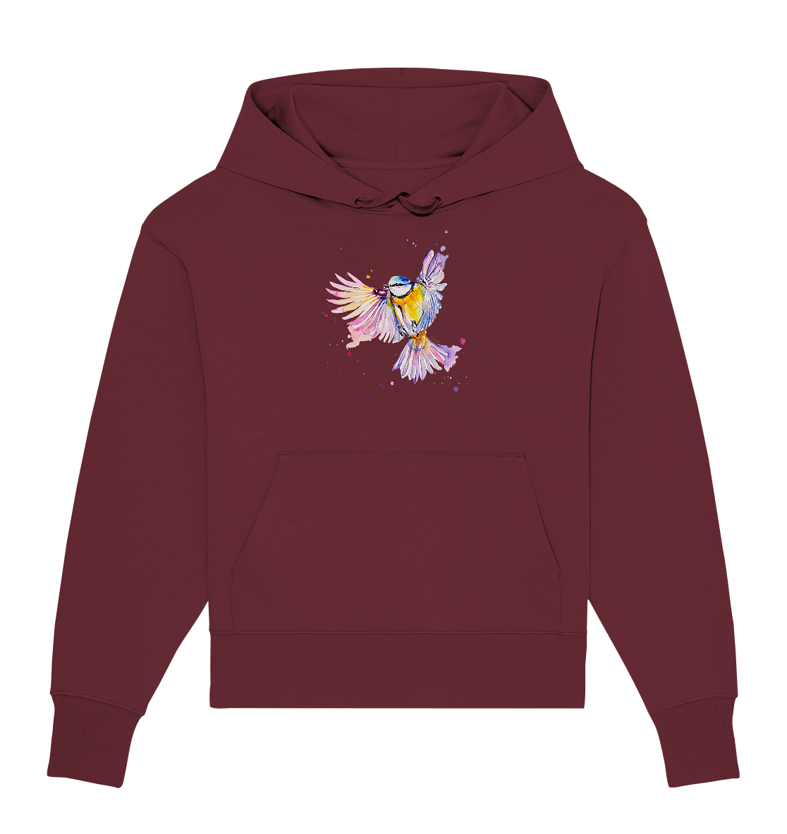 Motiv Blaumeise - Organic Oversize Hoodie