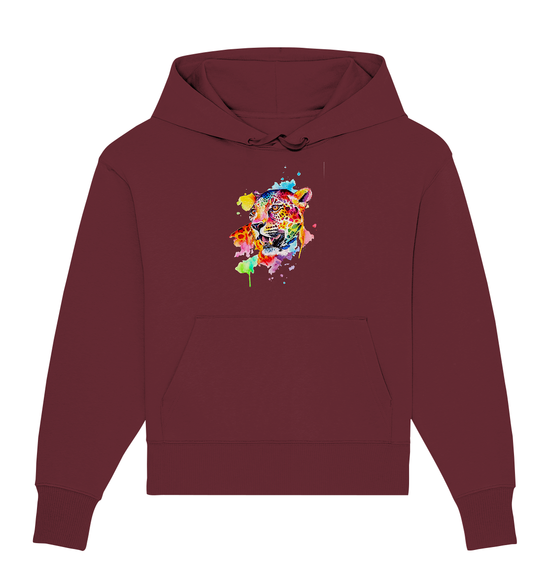 Bunter Leopard - Organic Oversize Hoodie