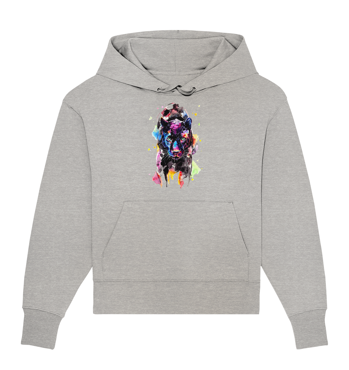 Schwarzer Panther - Organic Oversize Hoodie