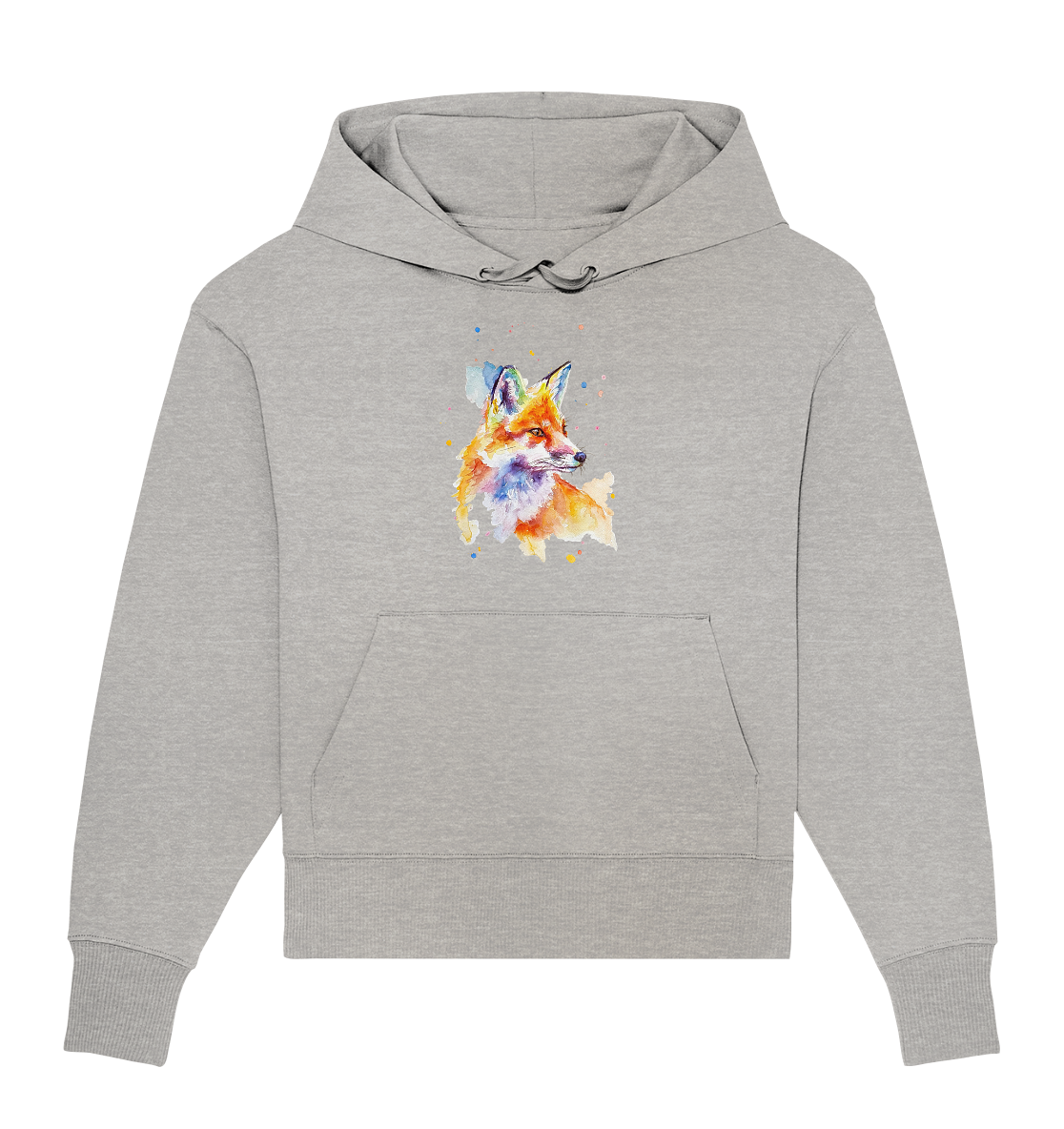 Bunter Fuchs - Organic Oversize Hoodie