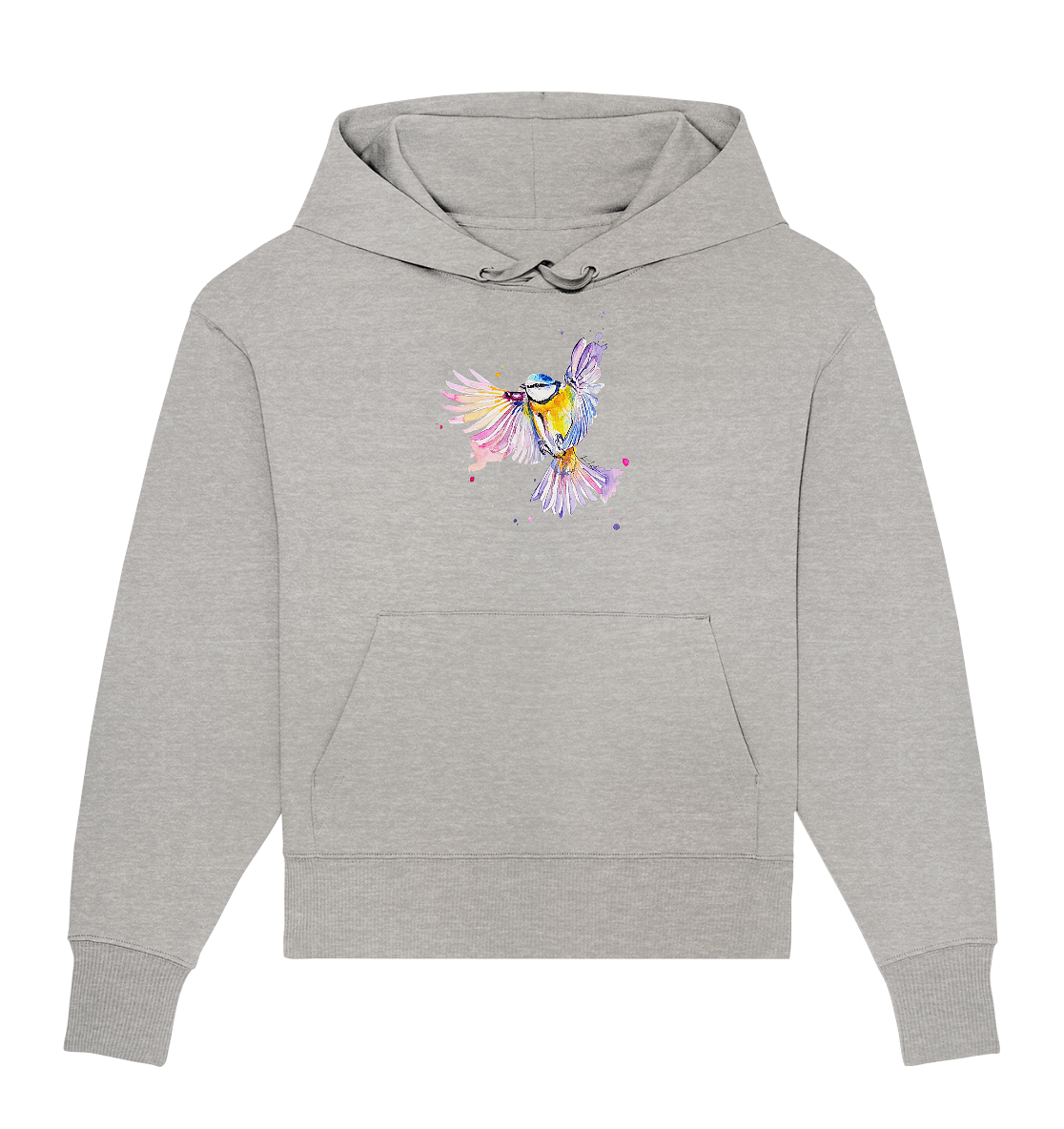 Motiv Blaumeise - Organic Oversize Hoodie