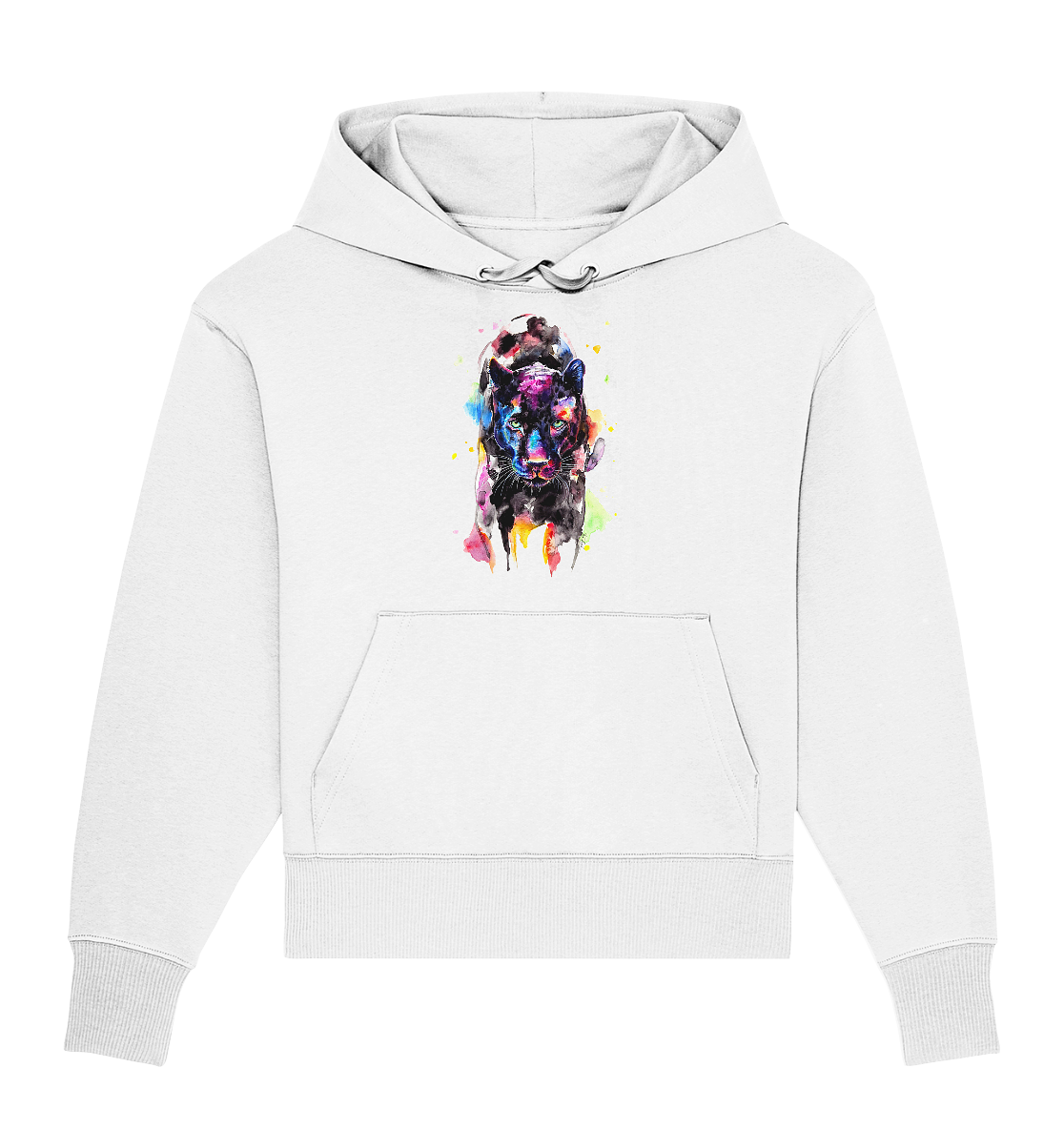Schwarzer Panther - Organic Oversize Hoodie