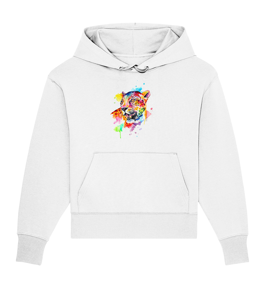 Bunter Leopard - Organic Oversize Hoodie