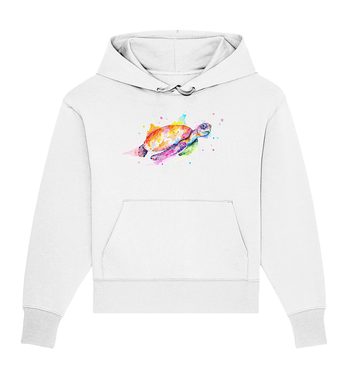 Bunte Meeresschildkröte - Organic Oversize Hoodie