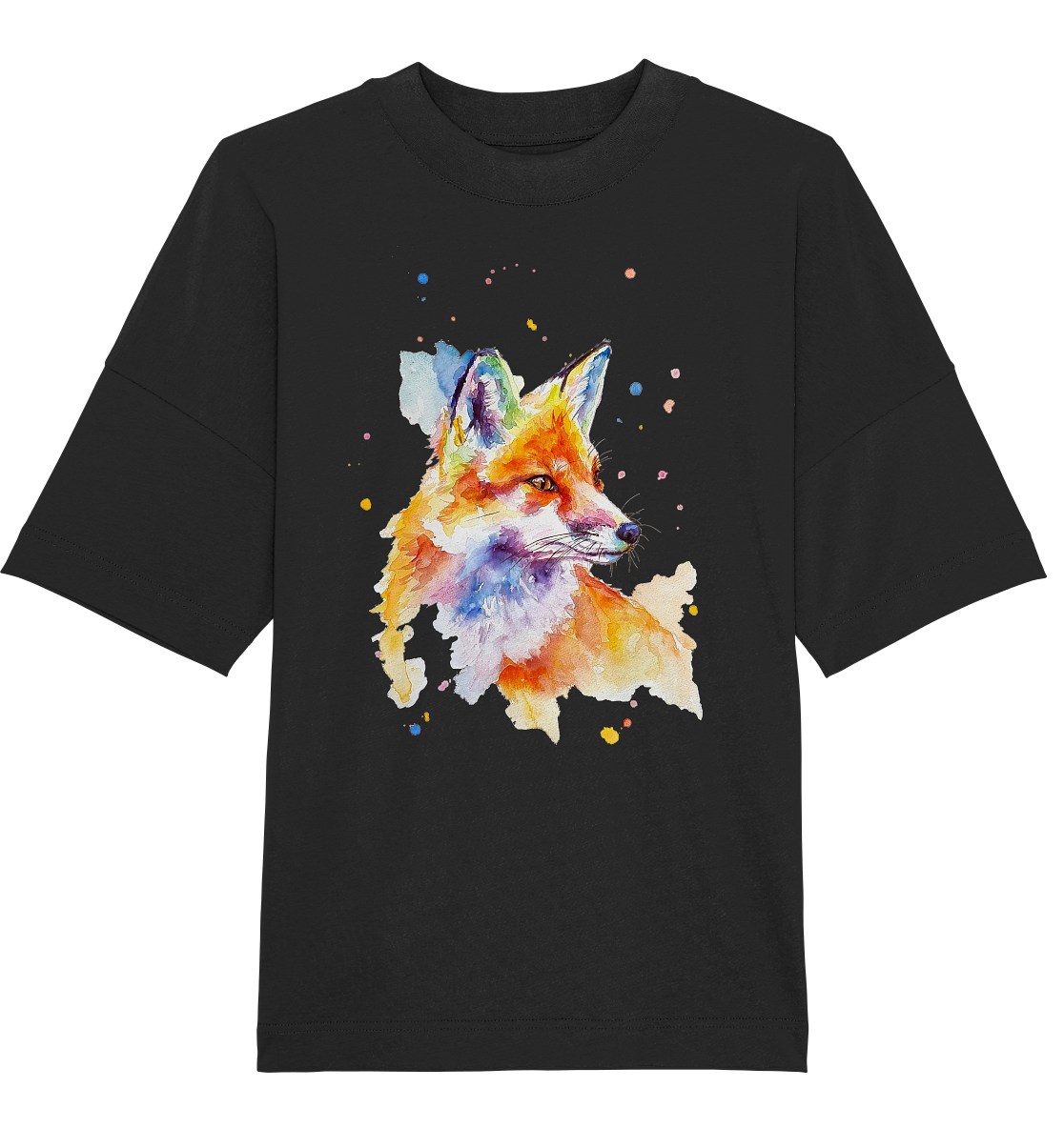 Bunter Fuchs - Organic Oversize Shirt
