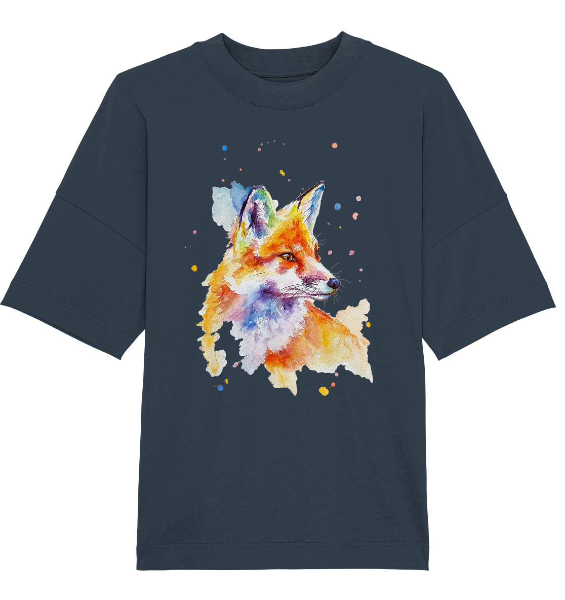 Bunter Fuchs - Organic Oversize Shirt