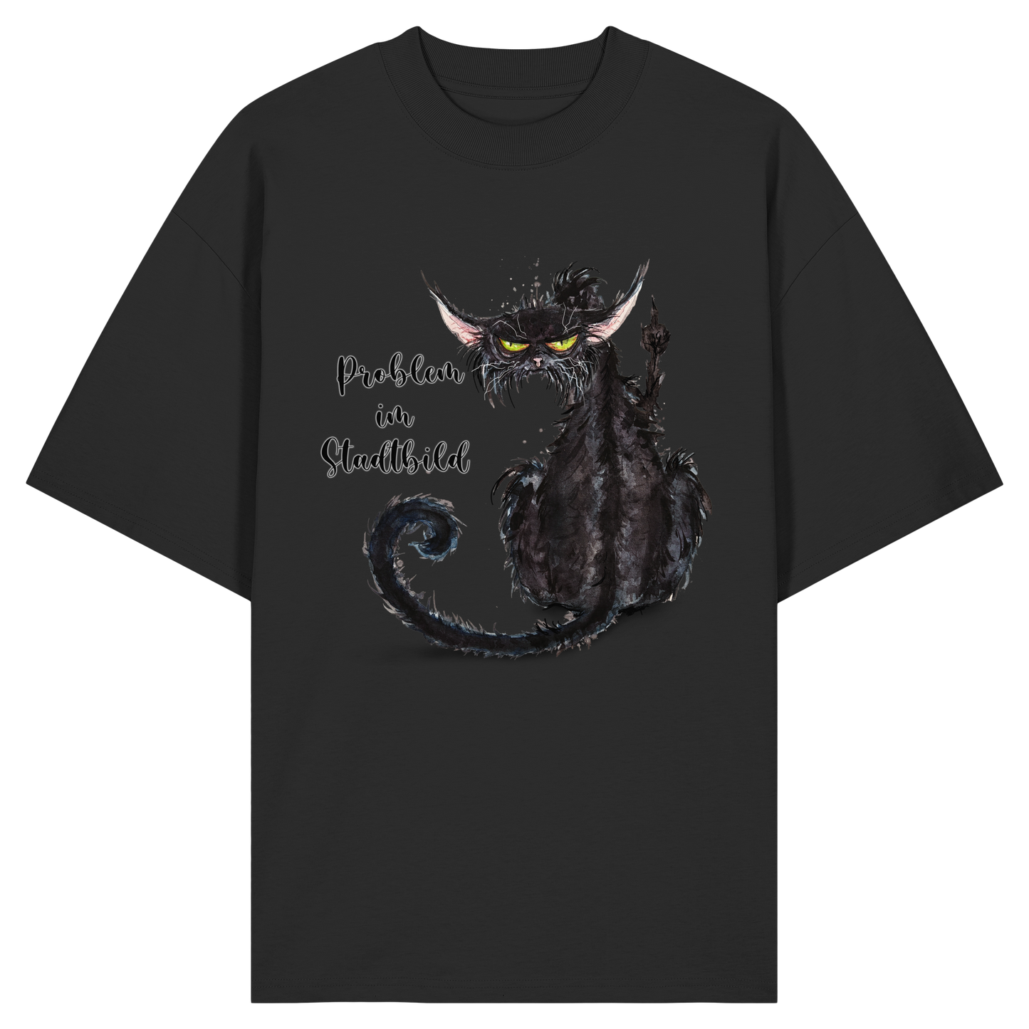 F*U-Cat - Problem im Stadtbild - Organic Oversize Shirt