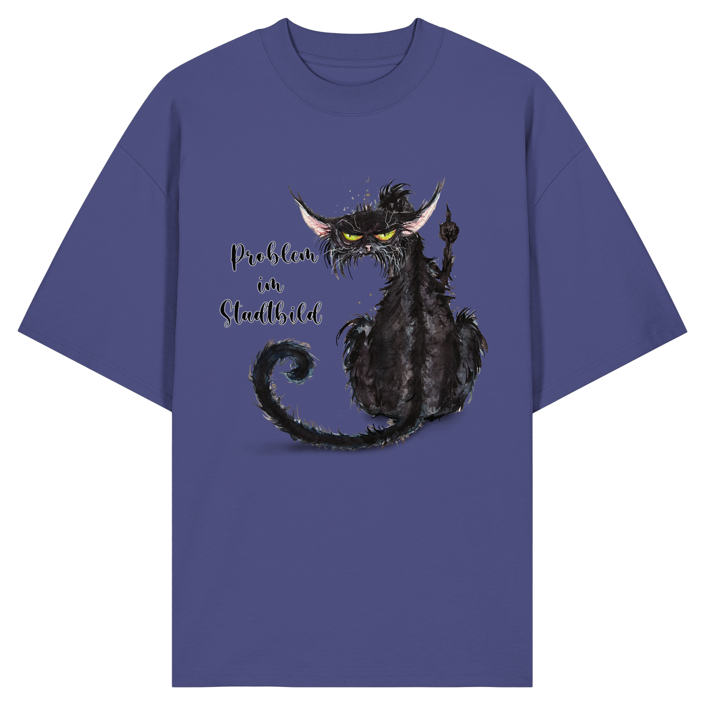 F*U-Cat - Problem im Stadtbild - Organic Oversize Shirt