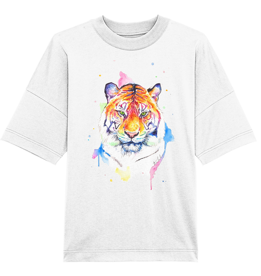 Bunter Tiger - Organic Oversize Shirt