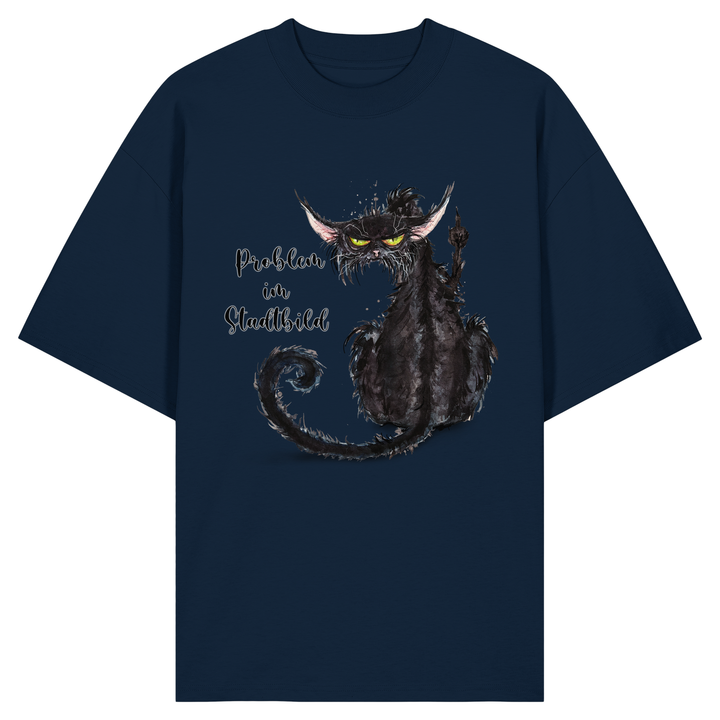 F*U-Cat - Problem im Stadtbild - Organic Oversize Shirt