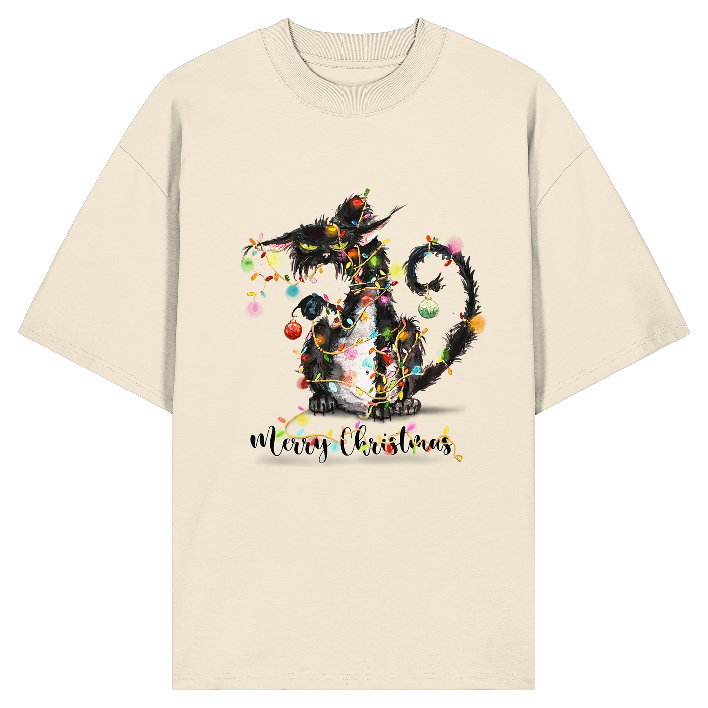 F*U-Cat - Merry Christmas - Organic Oversize Shirt