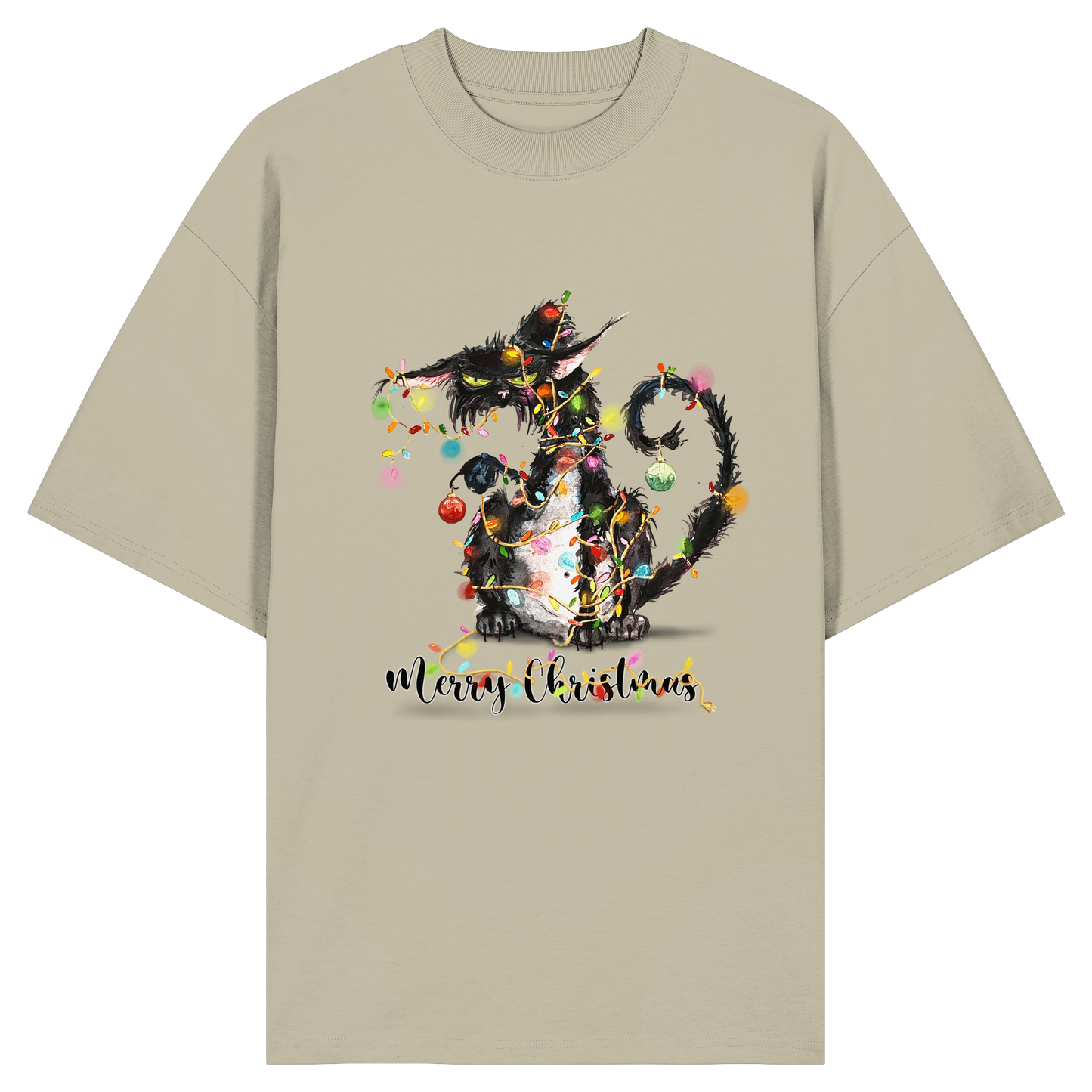 F*U-Cat - Merry Christmas - Organic Oversize Shirt