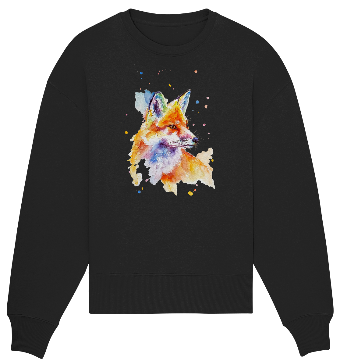 Bunter Fuchs - Organic Oversize Sweatshirt